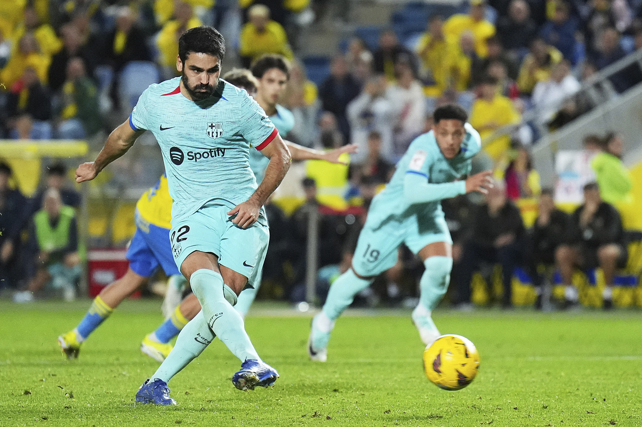 Gündogan transforma el penalti en Las Palmas.