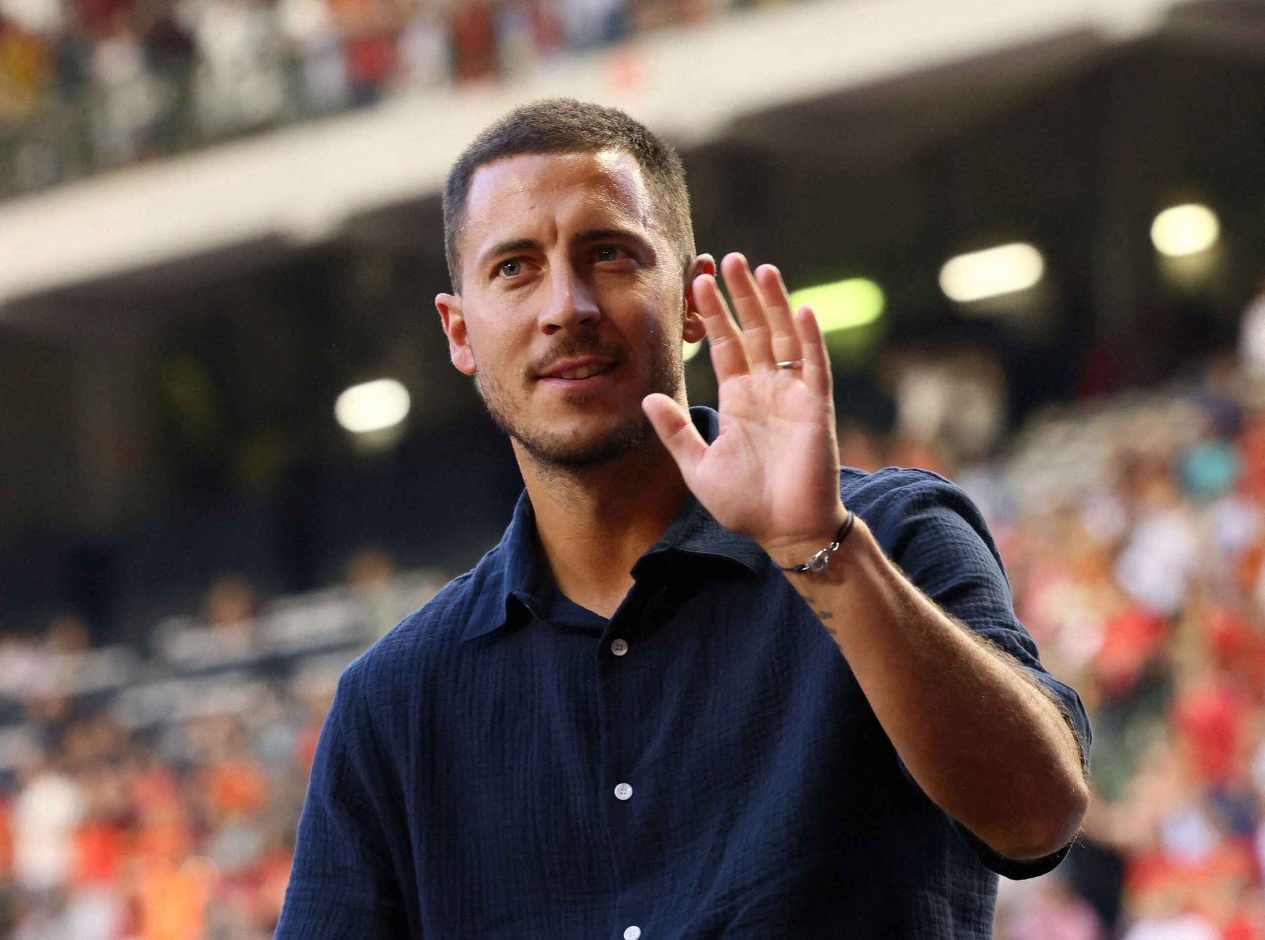 Eden Hazard anunció su retiro a mediados de 2023. Foto: REUTERS/Yves Herman